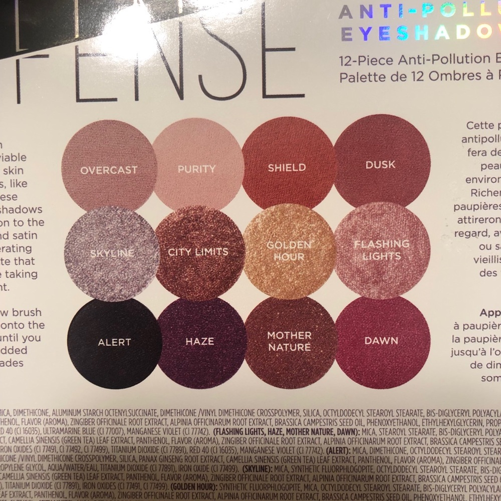 BNIB PUR Defense Anti-Pollution Eyeshadow Palette - Picture 9 of 9